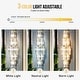 preview thumbnail 11 of 15, Wall Sconce Lamp 5 Layer Modern Crystal Lighting with Long Oblong Crystals