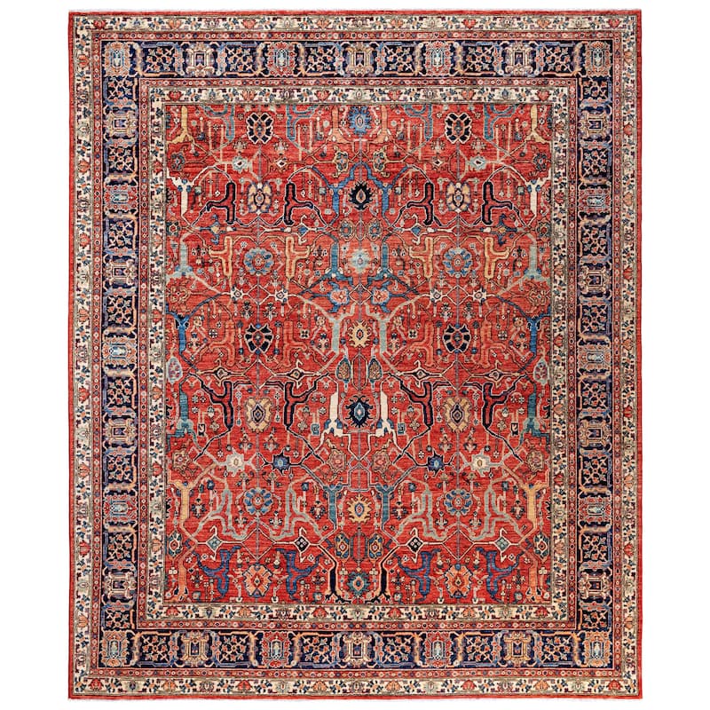 Serapi One-of-a-Kind Hand-Knotted Area Rug - Red - 8' 3" x 10' 0"
