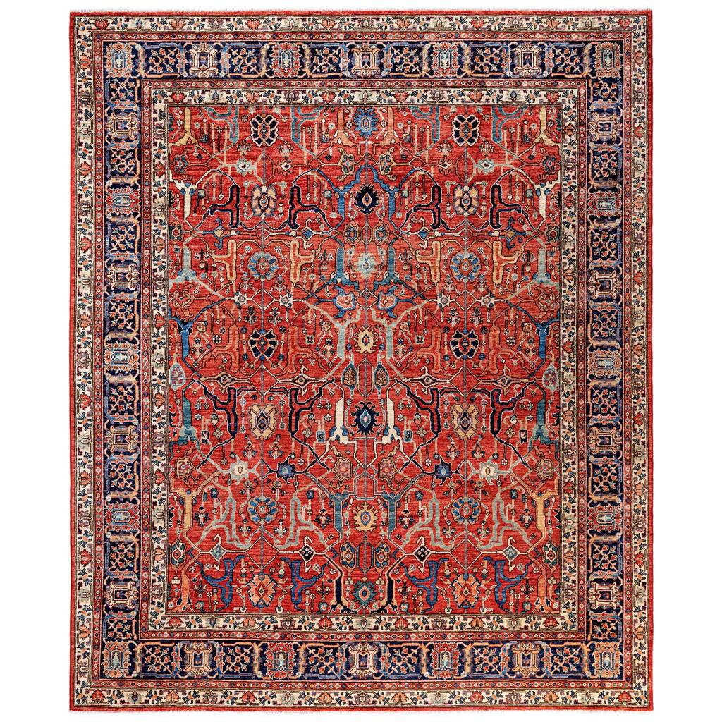 Serapi One-of-a-Kind Hand-Knotted Area Rug - Red - 8' 3" x 10' 0"