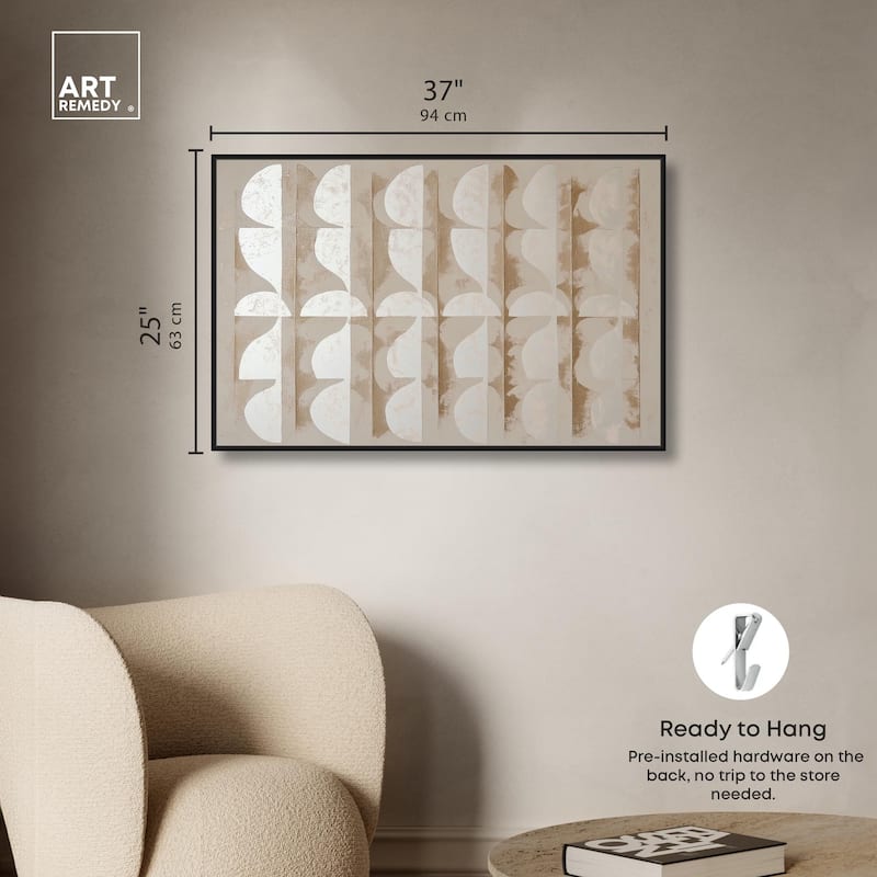 Columnar Shapes I Canvas by Art Remedy
