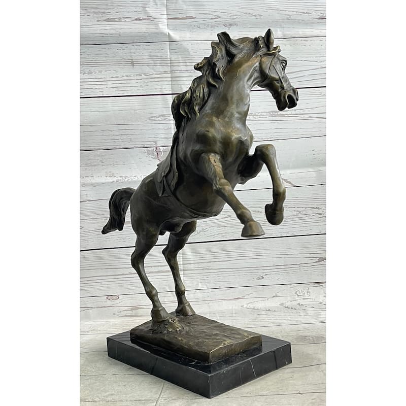 Sergeant Reckless Usmc Marine Corps War Horse Mare Bronze Metal Sculpture Statue
