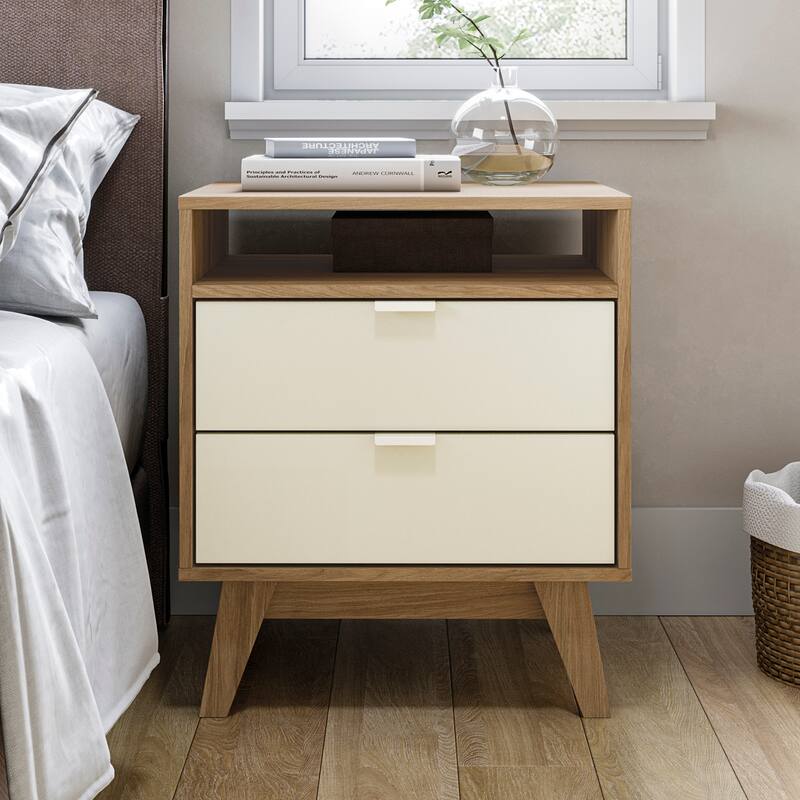 Kappesberg New Hanford 3-Piece Bedroom Set, six (6)-Drawer Dresser & Two (2) 2-Drawer Nightstand