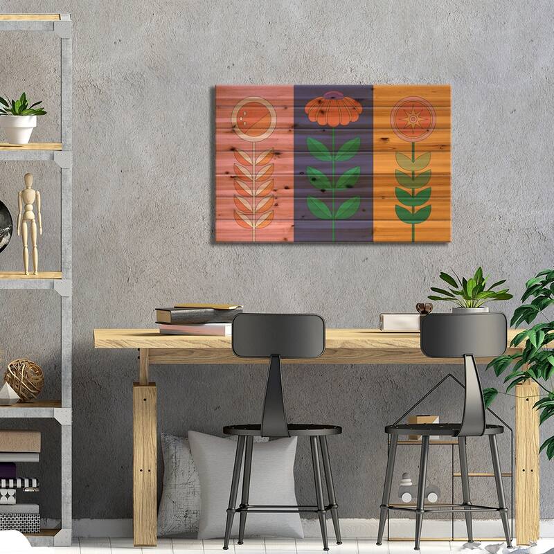 Springtime Jackpot Print On Wood by Circa 78 Designs - Multi-Color