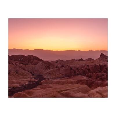 Zabriskie Point California Zabriskie Point Sunset Art Print/Poster