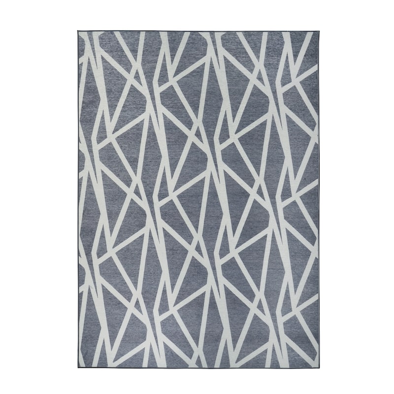 My Magic Carpet Flock Camel Washable Rug