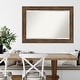 preview thumbnail 20 of 25, Beveled Wood Wall Mirror - Alexandria Rustic Brown Frame