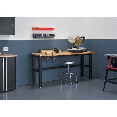 TRINITY 24-inch Adjustable Woodtop Work Table