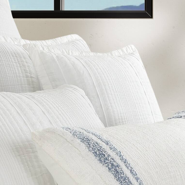 Brentwood 20" Square Decorative Throw Pillow Cover - White - Specialty