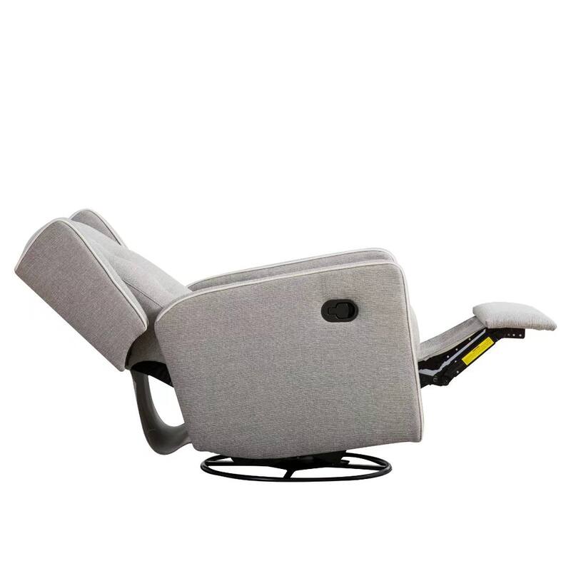 Swivel Rocker Recliner Chair, Nursery Glider Chair, Nursery Rocking Chairs, Manual Reclining Chair