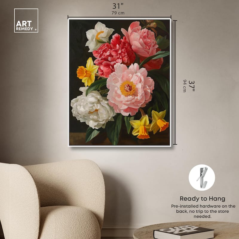 Garden's Glory Canvas by Art Remedy