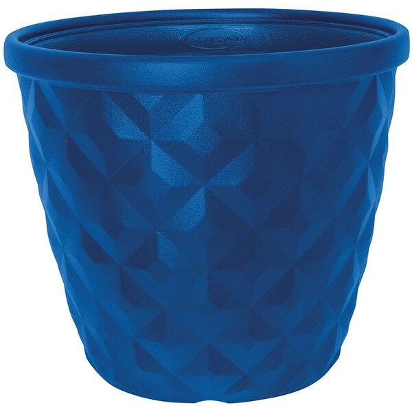 Shop Suncast 1622b4 Pinehurst Planter 14 2 Blue Ships To