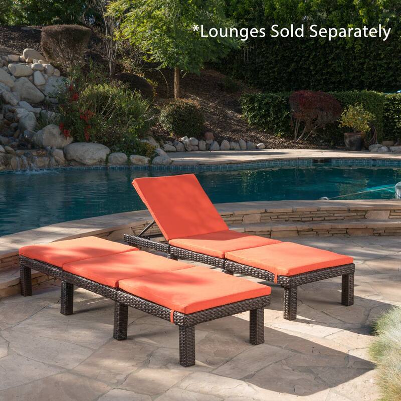 Jamaica Chaise Lounge Cushions ONLY (Set of 2) by Christopher Knight Home