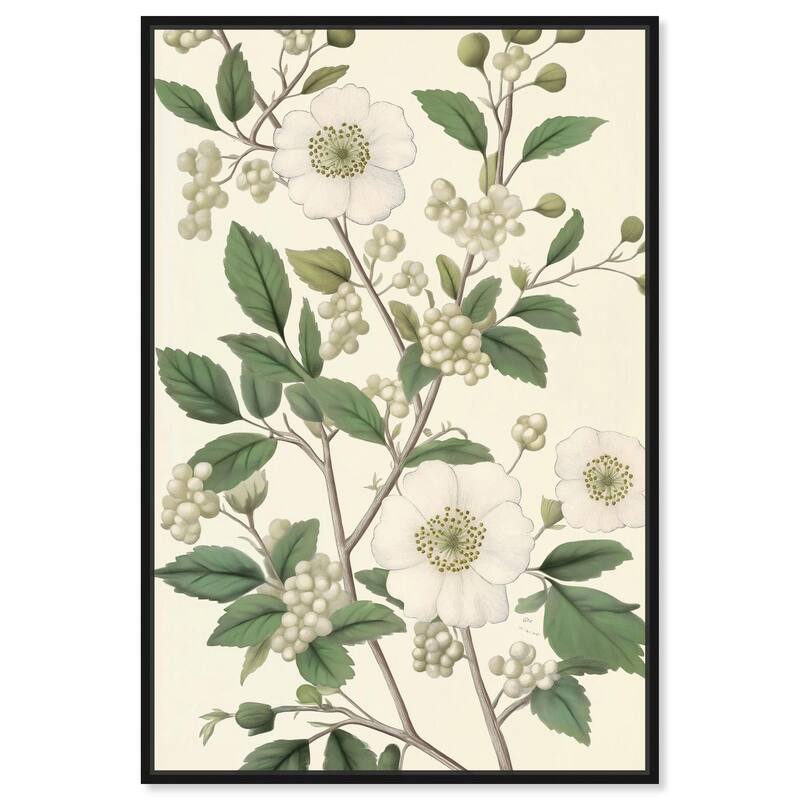 White Cherokee I Canvas by Art Remedy - 16" x 24" - Black