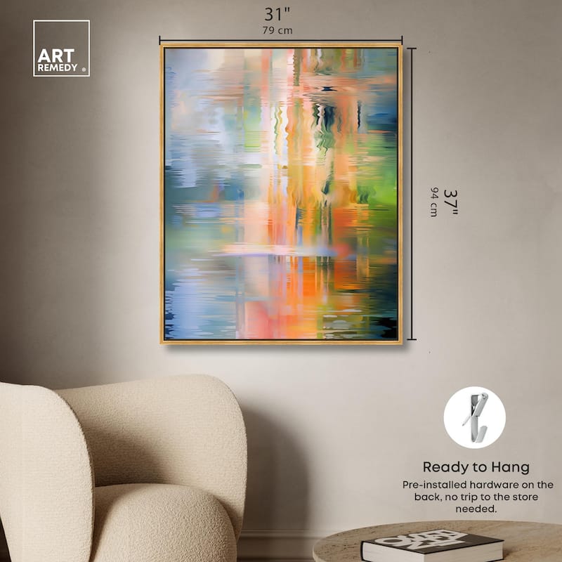 Spectrum's Embrace Canvas by Art Remedy