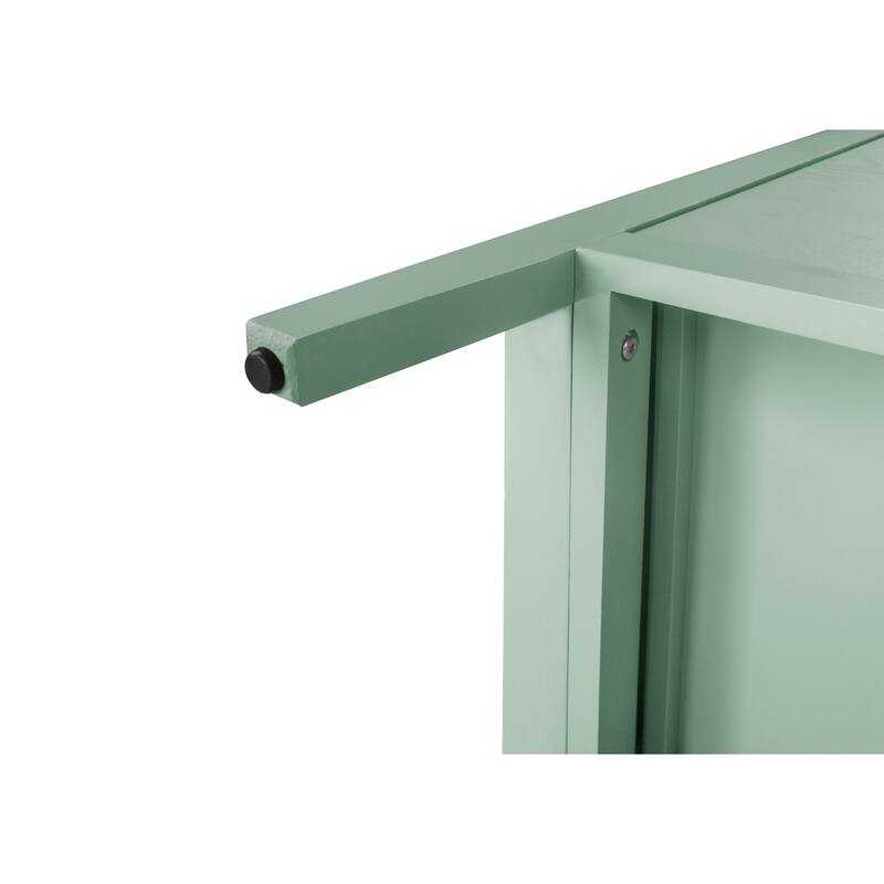 3-Drawer Storage Cabinet with Pine Legs & Metal Handles for Entryway or Bedroom Organization