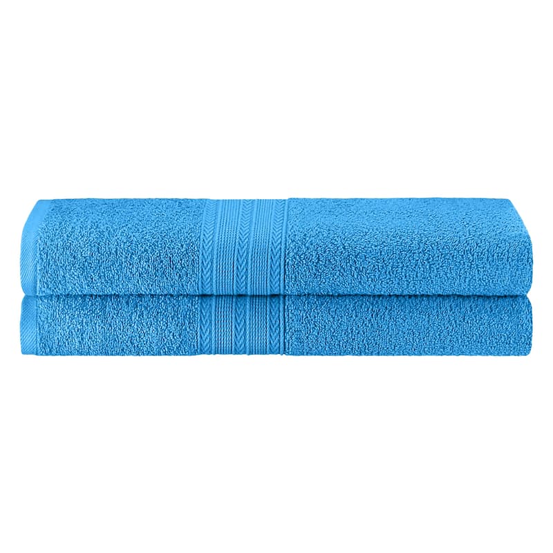Eco-Friendly Sustainable Cotton Bath Sheet by Superior (Set of 2)