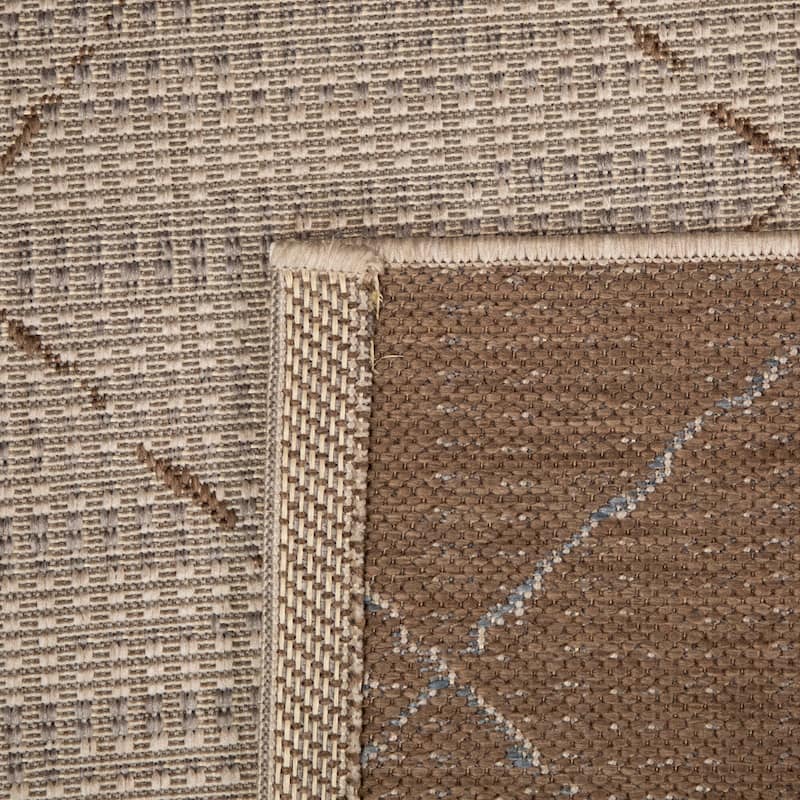 The Curated Nomad Stapelles Geometric Indoor/Outdoor Area Rug