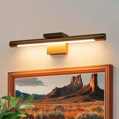 23.7" Mid-Century Modern Dimmable LED Bathroom Vanity Light Picture Light Art Lights for Wall