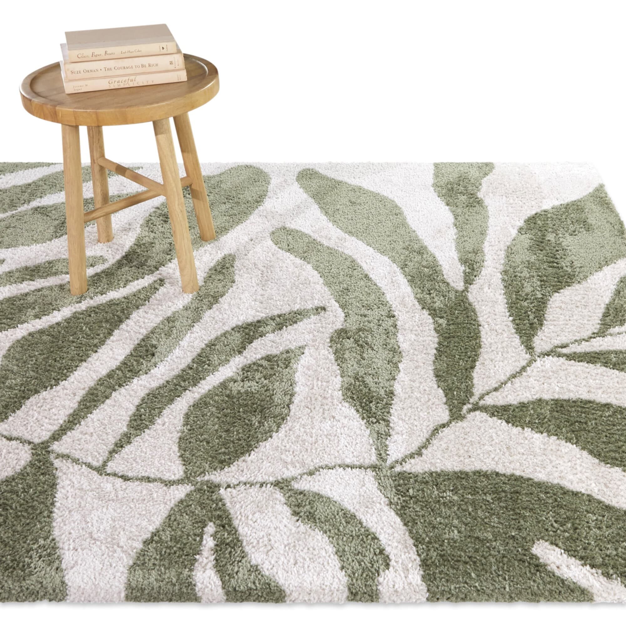 Misan Abstract Botanical Area Rug