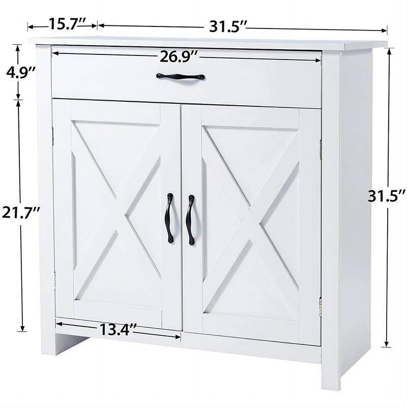 AVAWING Kitchen Sideboard Buffet Cabinet Entryway Cupboard Server