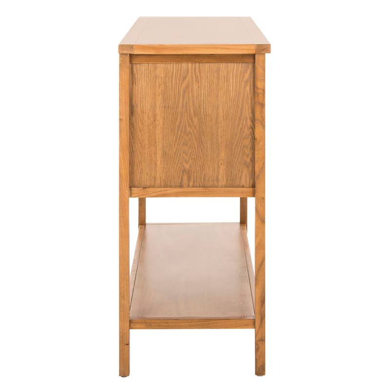 SAFAVIEH Milenija Oak Finish Storage Sideboard - 45.7" x 15" x 34" - 17Wx48Dx22H