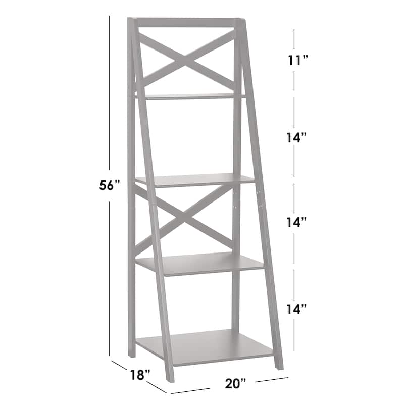 Simple Living Farmhouse 4-tier Shelf