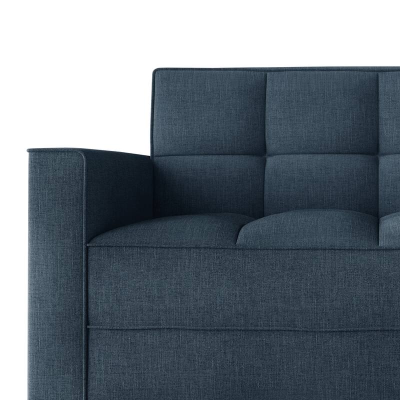 CraftPorch Chic Modern Linen Upholstered Loveseat