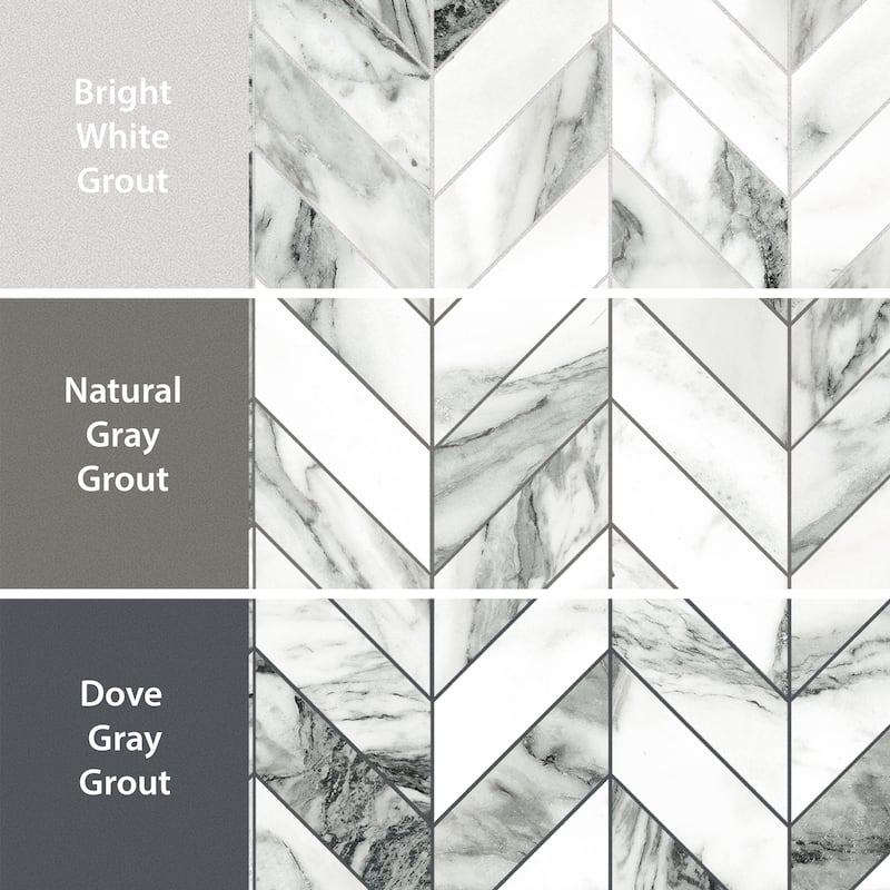 Merola Tile Touche Chevron Zebre 11-3/4" x 12-1/4" Porcelain Floor and Wall Tile - (1 Tile)