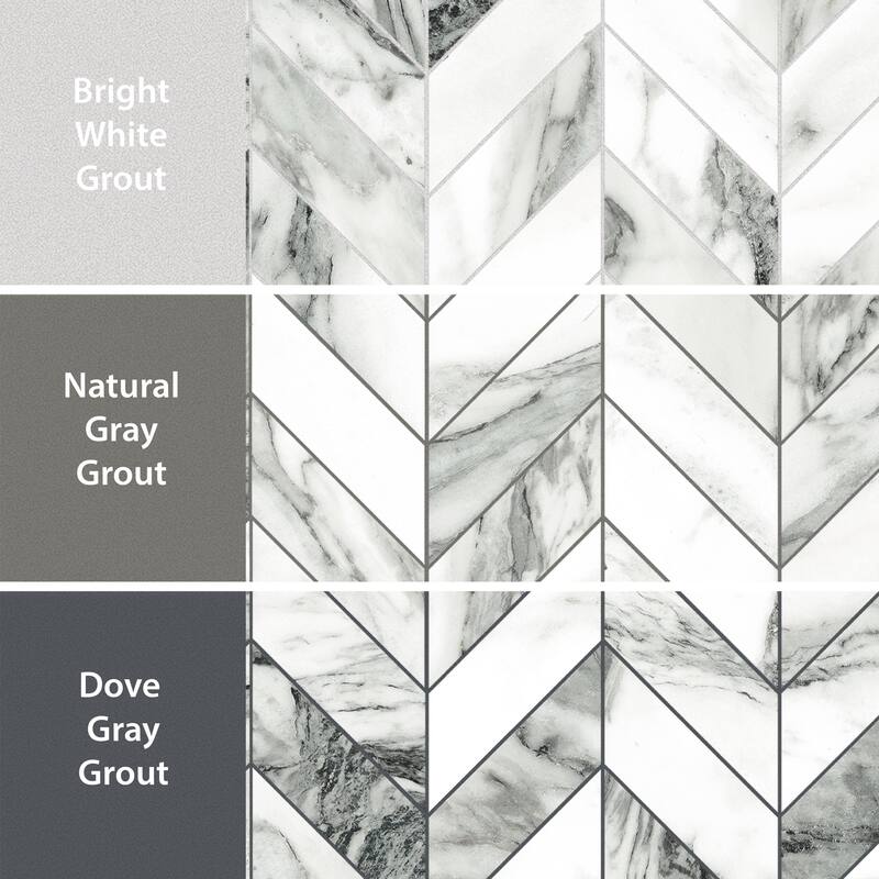 Merola Tile Touche Chevron Zebre 11-3/4" x 12-1/4" Porcelain Mosaic Floor and Wall Tile - (1 Tile)