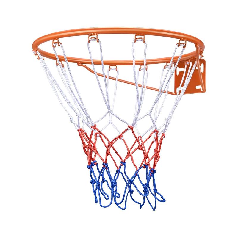 Orange Heavy Duty Q235 Wall Door Mounted Basketball Rim with Nylon Net
