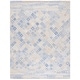preview thumbnail 9 of 11, SAFAVIEH Handmade Abstract Þorstina Modern Rug 6' x 9' - Blue/Grey - Rectangle