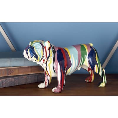 The Novogratz Multi Colored Polystone Various Animal Sculpture