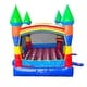 preview thumbnail 5 of 3, Pogo Bounce House Crossover Kids Inflatable Bounce House with Blower, Deluxe Rainbow