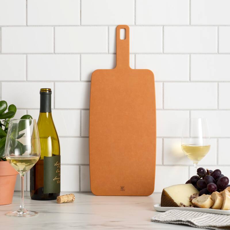 ZWILLING Plant Fiber Cutting Board with Handle - Natural