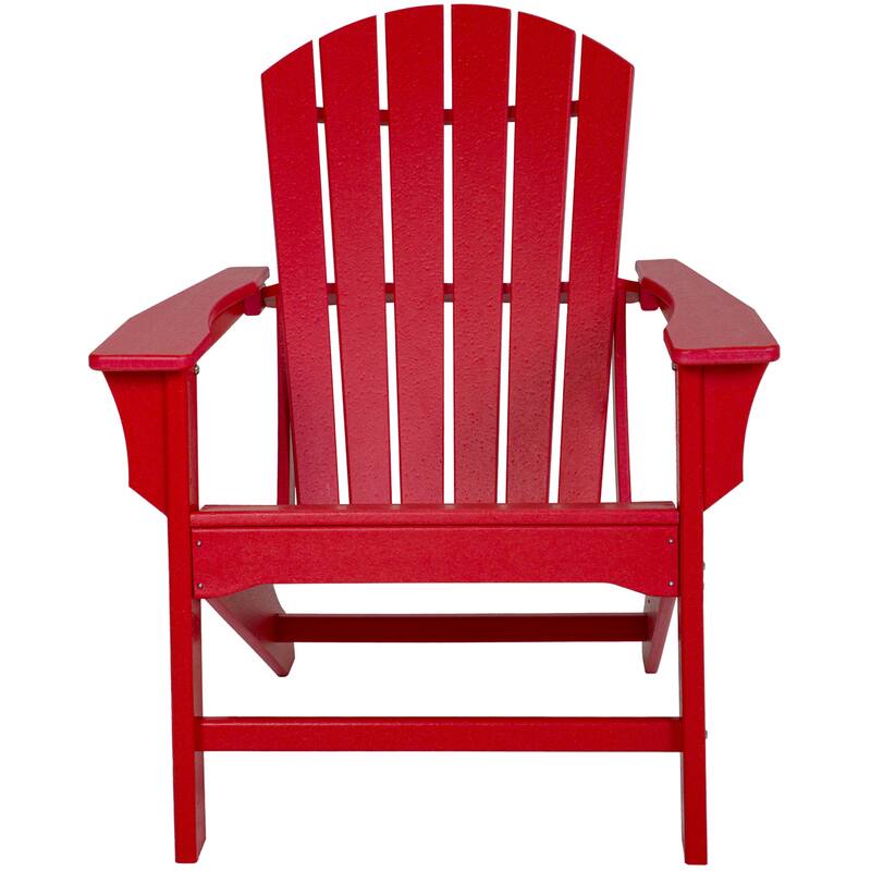 Recycled Plastic Modern Adirondack Chair,Outdoor Patio Chair