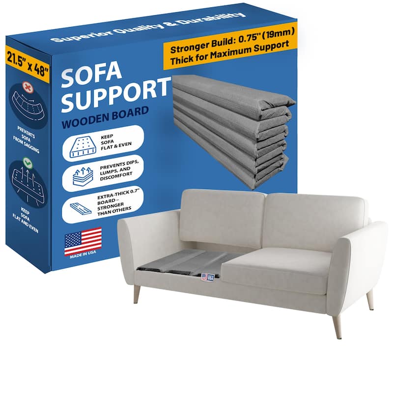 Heavy Duty Couch Support Board, Reinforced Under Cushion Panel for Sofas, Chairs & Loveseats, Easy Installation - Loveseat