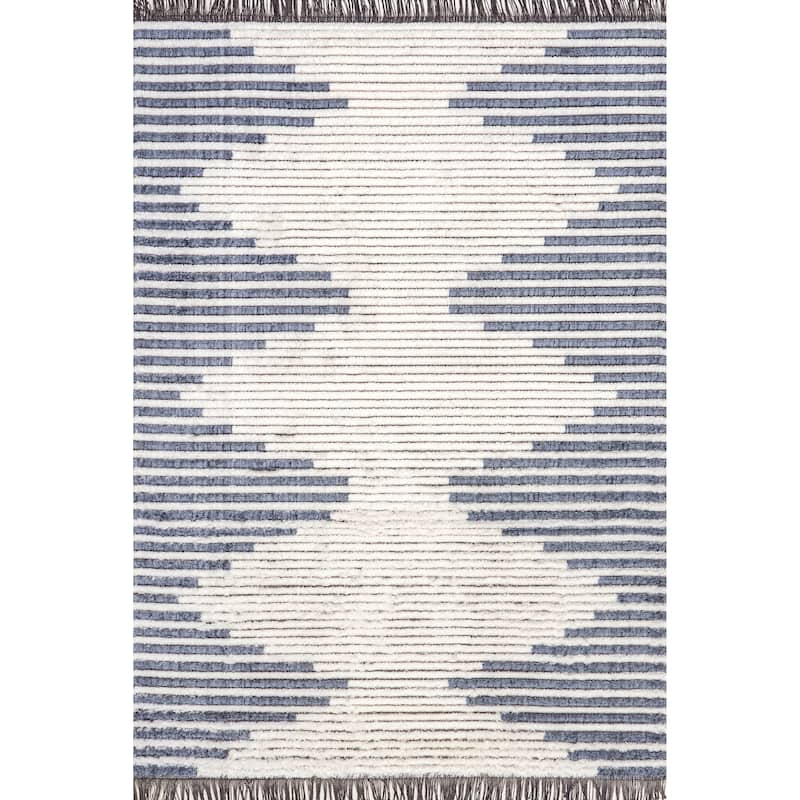Nuloom Morgan Contemporary Shag Fringe Area Rug