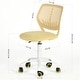 preview thumbnail 14 of 120, Homy Casa Armless Office Task Chair
