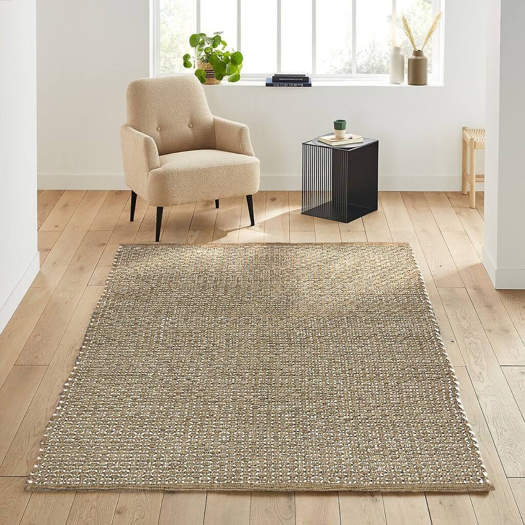 Braided Natural Jute Premium Indoor Area Rug