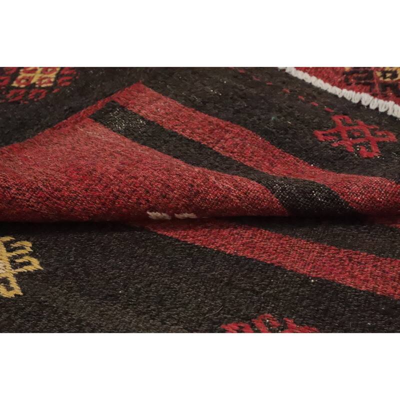 Hand Woven Oriental 100% Wool Carpet Southwestern Tribal Multi-Colored Kilim Area Rug - 10' 5'' X 6' 3''