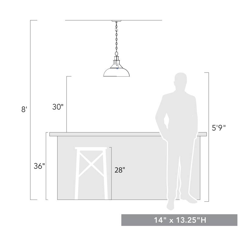 The Gray Barn Chesil Beach Large Pendant Light