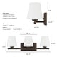 preview thumbnail 4 of 5, Hunter Fauna Grove 3-Light Bathroom Vanity Light - Modern, Transitional
