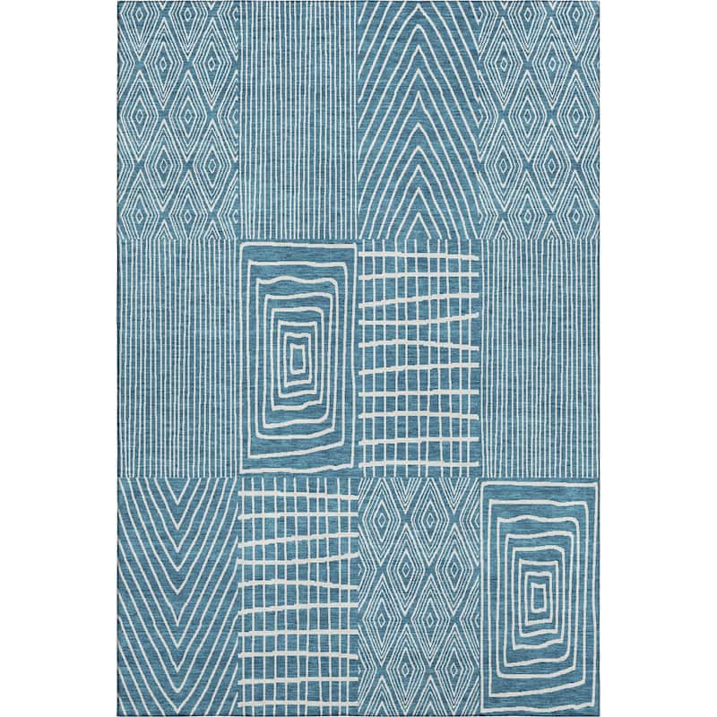 Premium Washable Super Soft Modern Geo Charm Mayfield Rug