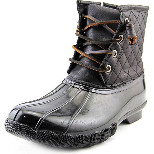 Shop Steve Madden Tillis Women Round Toe Synthetic Black Rain Boot