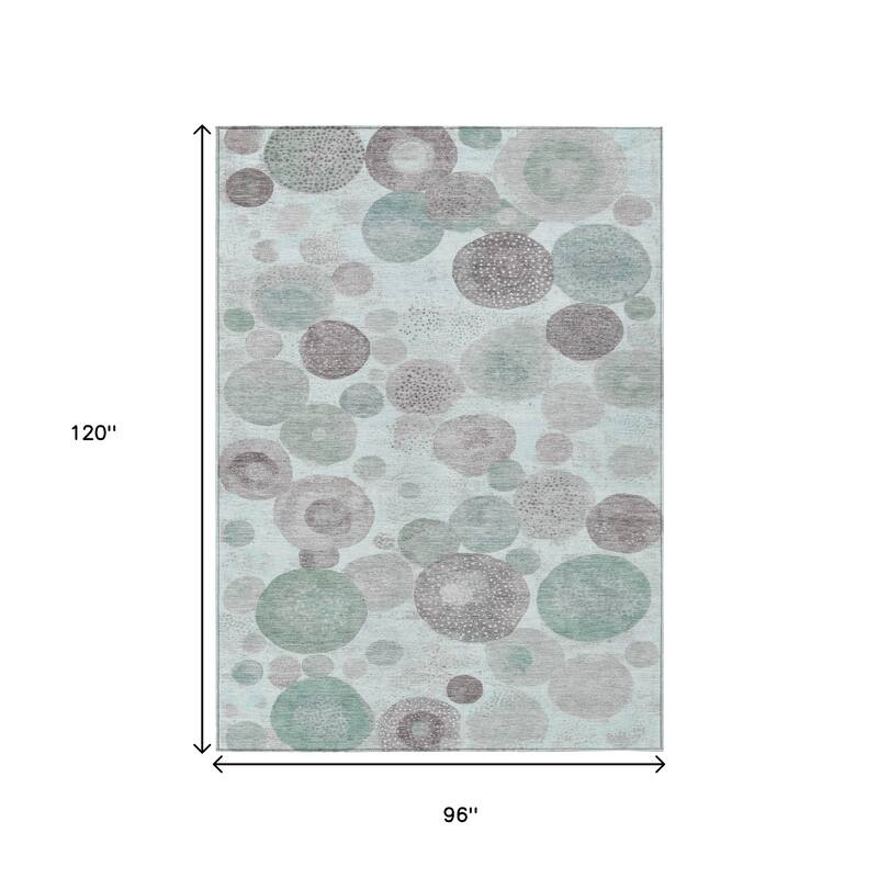 HomeRoots Geometric Transitional Rectangle Outdoor Rug