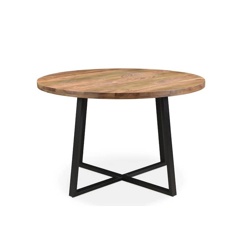 Solid wood round table - 48"