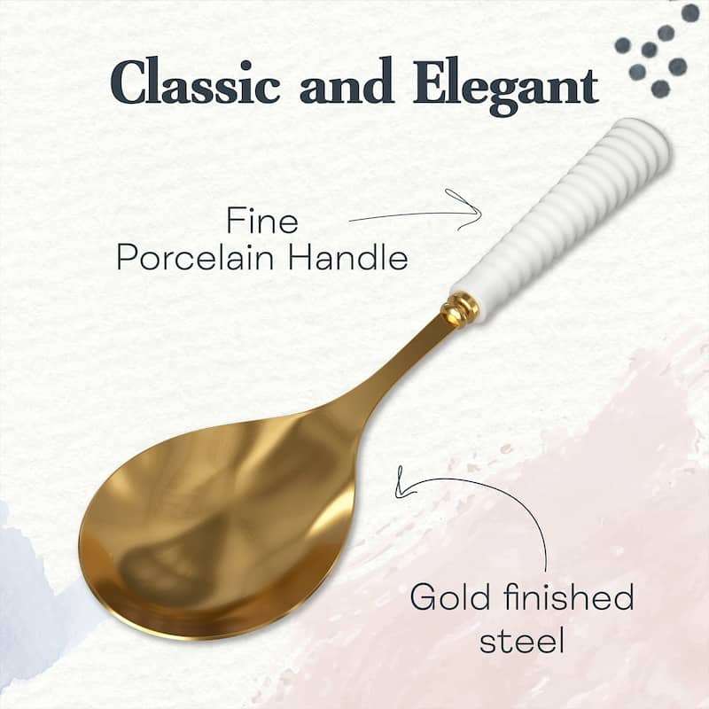 Sophie Conran for Portmeirion Serving Spoon - 11.1" x 3.75" x 1.75"