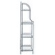 preview thumbnail 8 of 44, SAFAVIEH Amaris Victorian Wrought Iron 4-Tier Outdoor Bakers Rack. - 25 in. W x 15 in. D x 63 in. H