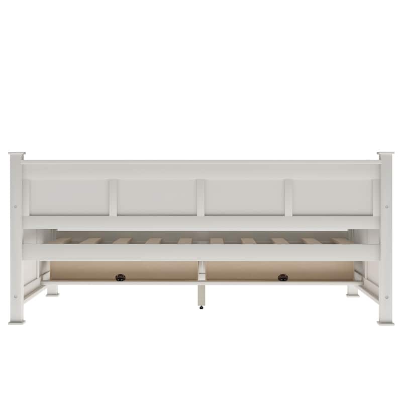 Rustic Twin Pine Daybed with Drawers