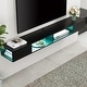 preview thumbnail 38 of 41, WAMPAT 70 inch Floating TV Shelf for Wall with LED Light for Living Room - 70 inch